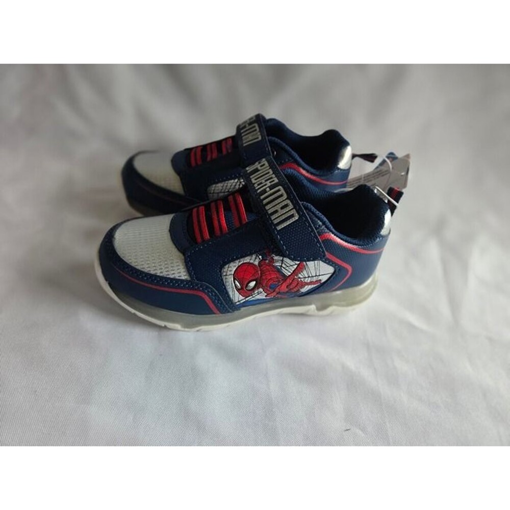 Marvel Spider-Man Boys Light Up Sneakers - Boys size 12 - NEW